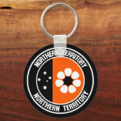Noordelijke Territoriale Ronde Emblem Sleutelhanger (Voorkant)