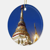 Noordelijke Thaise boeddhistische tempelpagode Keramisch Ornament (Links)