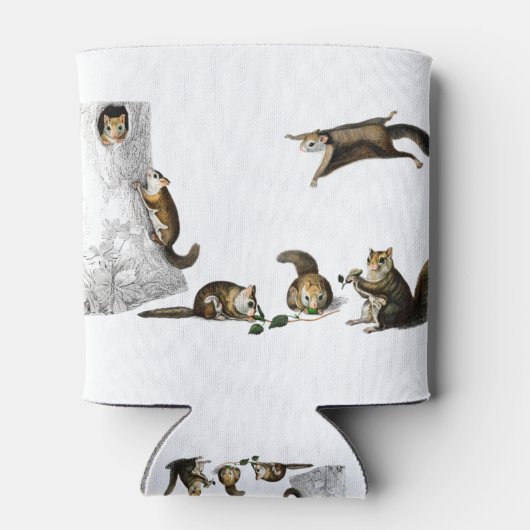  noordelijke vliegende eekhoorn blikjeskoeler (Achterkant)