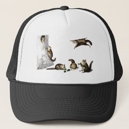  noordelijke vliegende eekhoorn trucker pet (Voorkant)