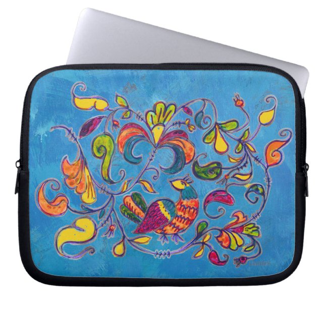 Noordelijke vogel laptop sleeve (Voorkant)