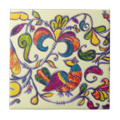 Noordelijke vogel tegeltje (Voorkant)