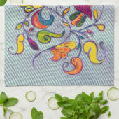 Noordelijke vogel theedoek (Gevouwen)