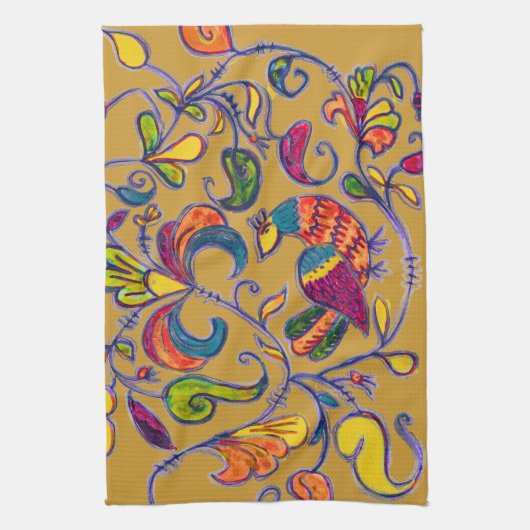 Noordelijke vogel theedoek (Verticaal)