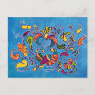 Noordelijke Vogel uit Rusland Briefkaart