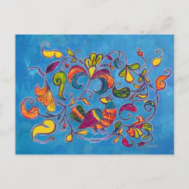 Noordelijke Vogel uit Rusland Briefkaart