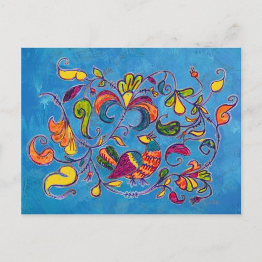 Noordelijke Vogel uit Rusland Briefkaart (Voorkant)