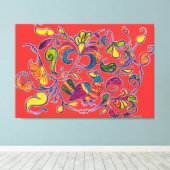 Noordelijke vogel van Alexandra Cook Canvas Afdruk (Insitu (Houten vloer))