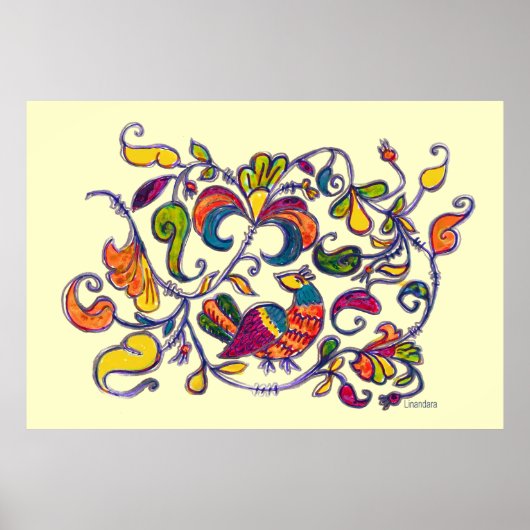 Noordelijke vogel van Alexandra Cook Poster (Voorkant)