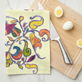 Noordelijke vogels theedoek (Quarter Fold)