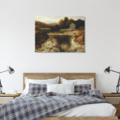 noordelijke waterval canvas afdruk (Insitu (Slaapkamer))