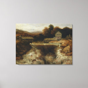Noordelijke waterval canvas afdruk