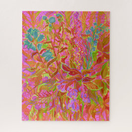 Noordelijke wilde bloemen Colorful Summer Floral A Legpuzzel