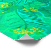 Noordelijke wilde bloemen zomerbloem poster (Hoek)