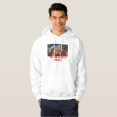 Noordelijke witte hoody (Voorkant volledig)
