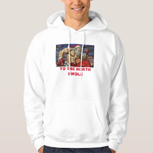 Noordelijke witte hoody (Voorkant)
