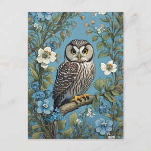 Noordelijke Zaagbekuil William Morris Geïnspireerd Briefkaart