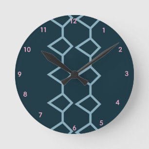 NoordelijkePine Teal Acryl Wandklok