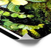 Noorden - Bloemen van een Dogwood en een Indigo, b Poster (Hoek)