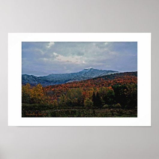 Noorden, Mt. Mansfield Poster (Voorkant)