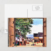 Noorden - Van een poort in Kyoto, Japan Briefkaart (Voorkant / Achterkant)