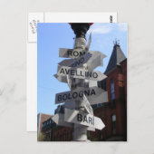 Noorden van het briefkaart van Boston (Voorkant / Achterkant)