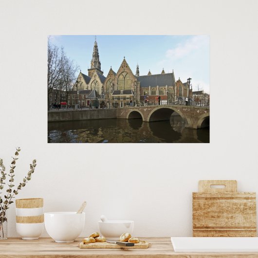 Noorderkerk in Amsterdam Poster (Keuken)