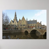 Noorderkerk in Amsterdam Poster (Voorkant)