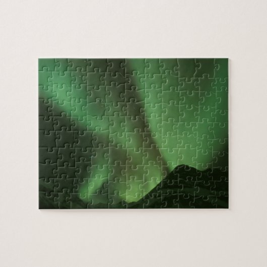 Noorderlicht, Aurora borealis aan de uitlopers van Legpuzzel (Horizontaal)