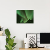 Noorderlicht, Aurora borealis aan de uitlopers van Poster (Thuiskantoor)