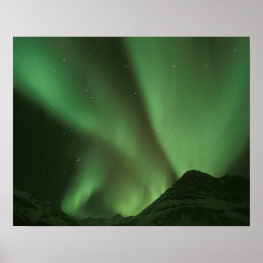 Noorderlicht, Aurora borealis aan de uitlopers van Poster (Voorkant)