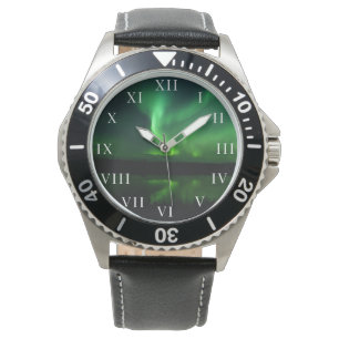 Noorderlicht Aurora Borealis Arctic Alaska Horloge
