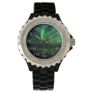 Noorderlicht Aurora Borealis Arctic Alaska Horloge