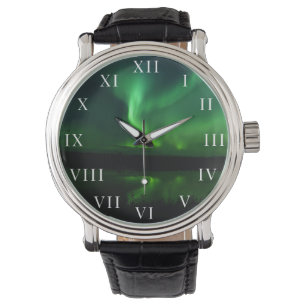 Noorderlicht Aurora Borealis Arctic Alaska Horloge
