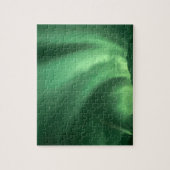 Noorderlicht, Aurora borealis, boven heuvels Legpuzzel (Verticaal)