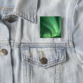 Noorderlicht, Aurora borealis, boven heuvels Vierkante Button 5,1 Cm (In situ)