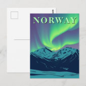 Noorderlicht Aurora Borealis Briefkaart (Voorkant / Achterkant)