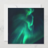 Noorderlicht / Aurora Borealis Bruiloft Kaart (Achterkant)