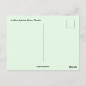 Noorderlicht Aurora Borealis in Yukon Canada Briefkaart (Achterkant)