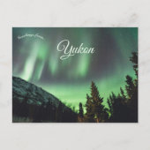 Noorderlicht Aurora Borealis in Yukon Canada Briefkaart (Voorkant)