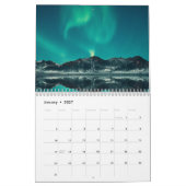 Noorderlicht (Aurora borealis) Kalender (Jan 2027)