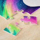 Noorderlicht Aurora Borealis Legpuzzel (Zijkant)