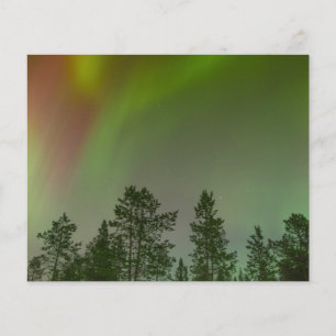 Noorderlicht Aurora Borealis Lucht Gloeiende Vonke Flyer