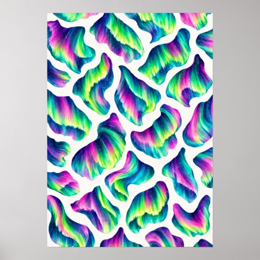 Noorderlicht Aurora Borealis Poster (Voorkant)