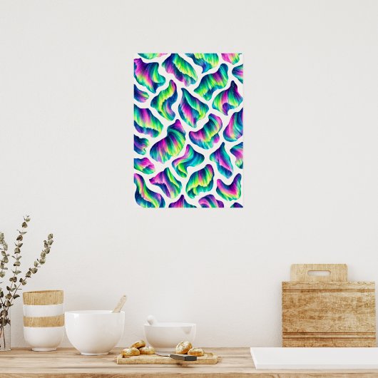 Noorderlicht Aurora Borealis Poster (Keuken)