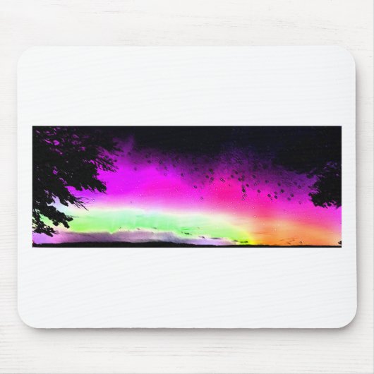 Noorderlicht Aurora Borealis Sky Night Natuur Muismat (Voorkant)