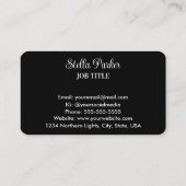 Noorderlicht Aurora Borealis Visitekaartje (Achterkant)