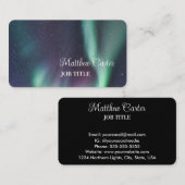 Noorderlicht Aurora Borealis Visitekaartje (Voorkant / Achterkant)