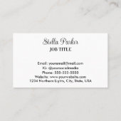 Noorderlicht Aurora Borealis Visitekaartje (Achterkant)