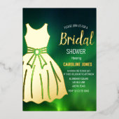 Noorderlicht Aurora Borealis Vrijgezellenfeest Folie Uitnodiging (Voorkant)